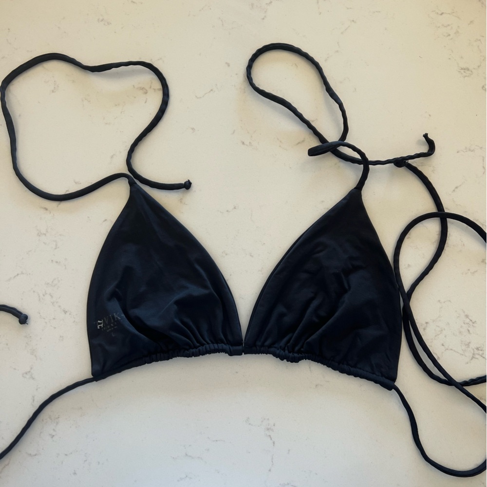 Tavik Black Triangle String Bikini Top